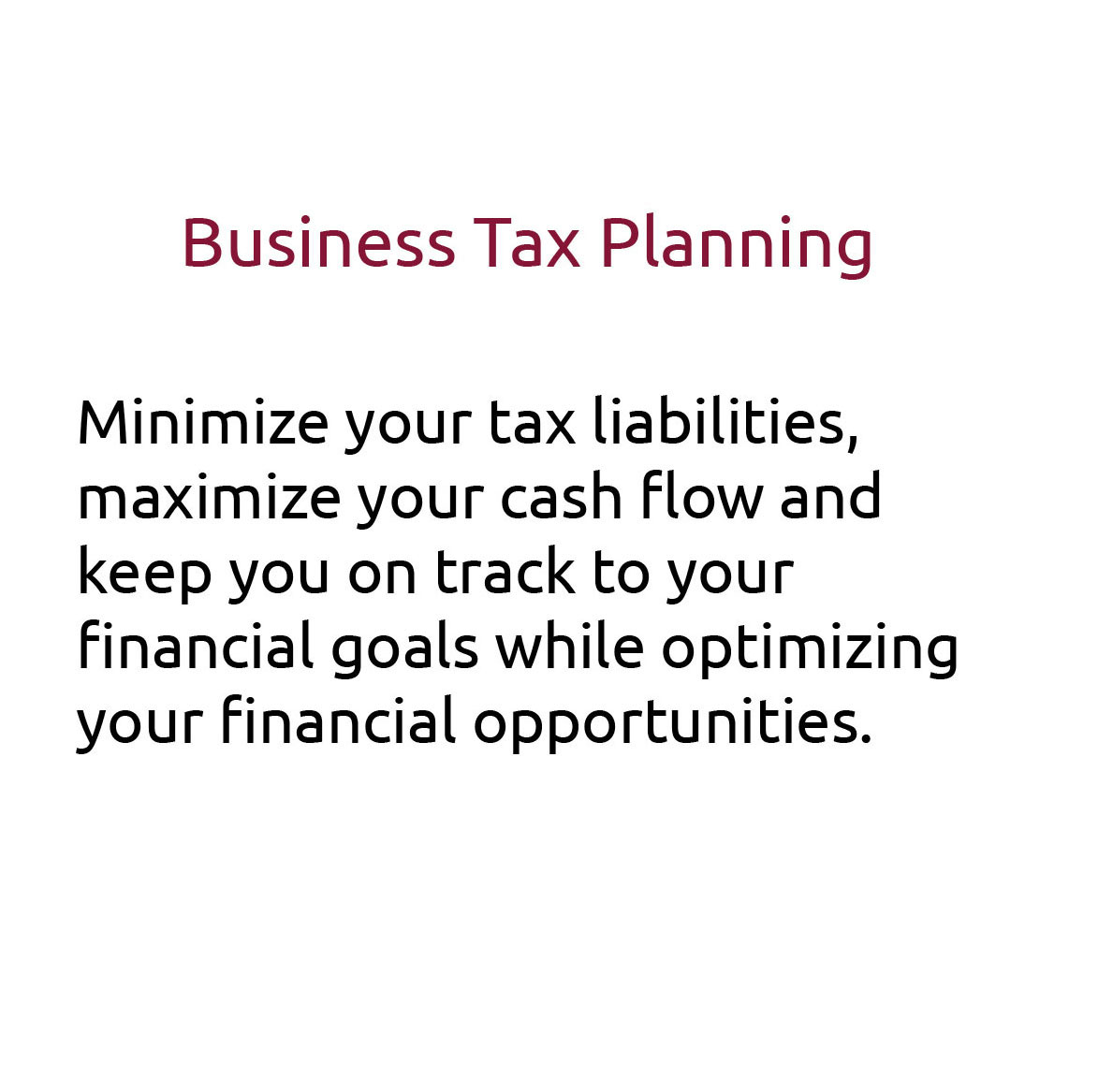 tax planning